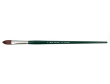 Load image into Gallery viewer, Silver Brush - Ruby Satin Long Handle Brushes - Cat's Tongue 2510