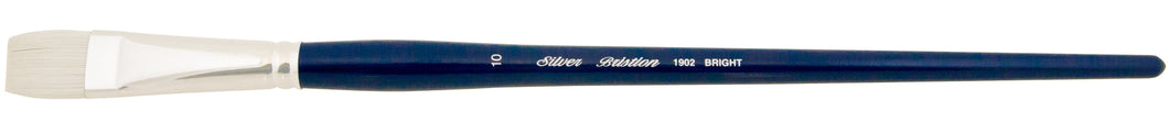 Silver Brush - Bristlon Stiff Synthetic Long Handle Brushes - Brite