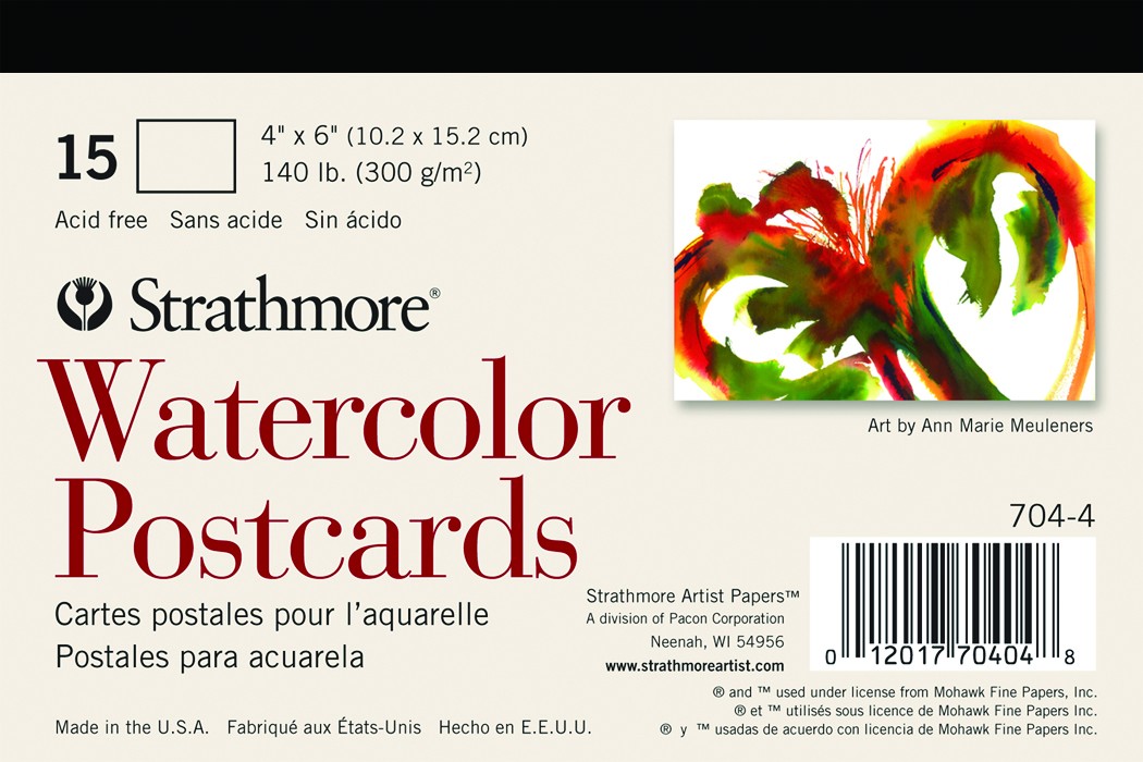 Strathmore Watercolor Post Cards 15pk