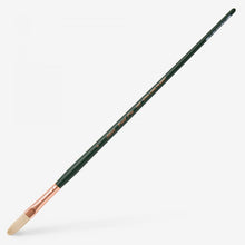 Load image into Gallery viewer, Silver Brush - Grand Prix Long Handle Hog Bristle Brush - Extra Long Filbert