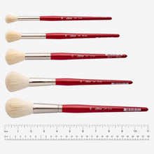 Load image into Gallery viewer, Silver Brush - Mops Goat Hair Short Handle Brushes - Round
