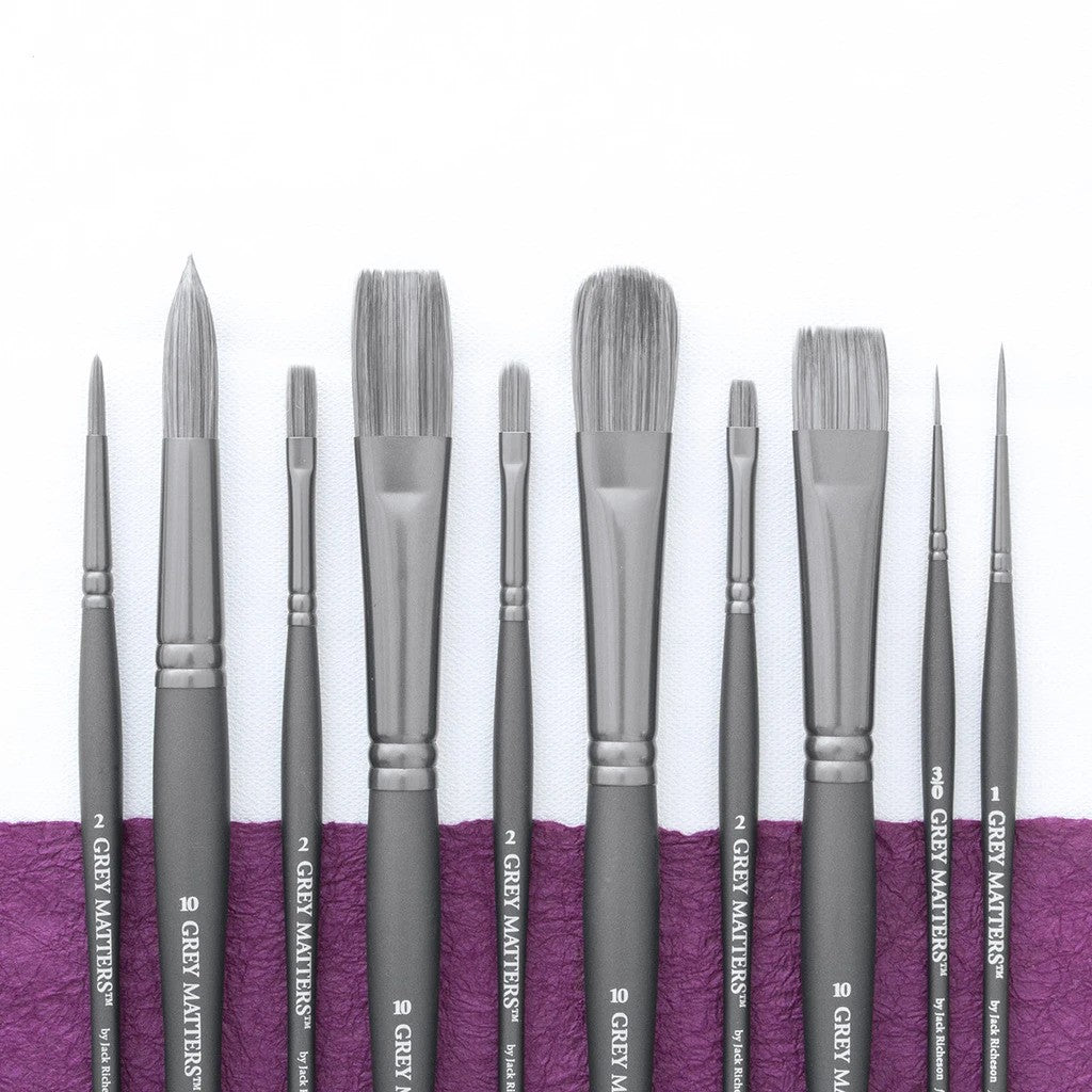 Jack Richeson Grey Matters Synthetic Oil Brushes
