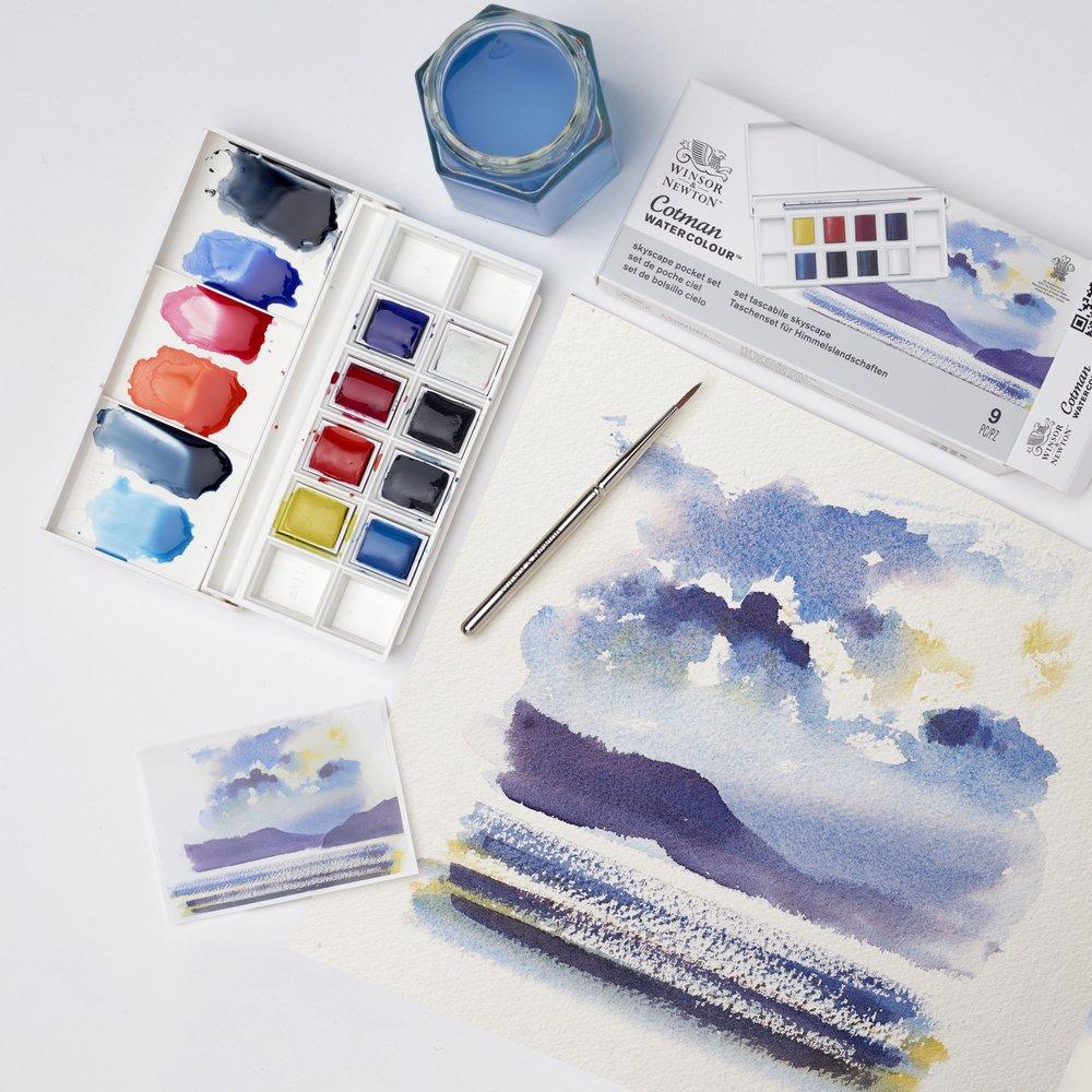 Cotman Watercolor - Skyscape Set