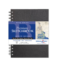 Load image into Gallery viewer, Beta Series Premium Hard-Cover Wirebound Sketch Books