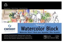 Load image into Gallery viewer, Canson Montval Watercolor Pads &amp; Blocks
