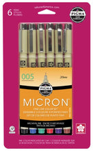Load image into Gallery viewer, Pigma Micron Pen Sets - Colors
