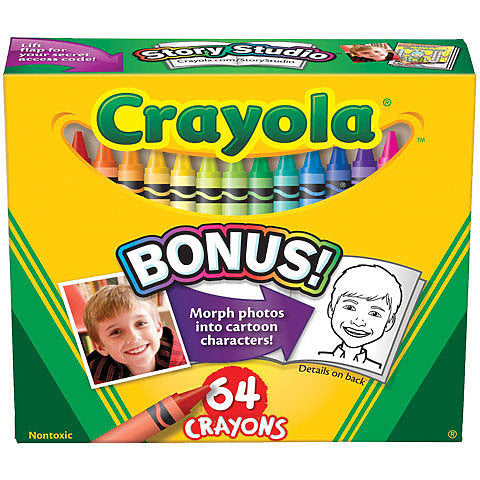 Crayola Crayon Set, 64-Colors