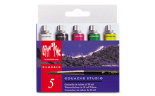 Load image into Gallery viewer, Box of 5 Tubes of Paint GOUACHE STUDIO 10 ml