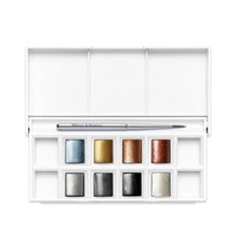 Load image into Gallery viewer, Winsor & Newton Cotman Watercolor Metallic Pocket Box