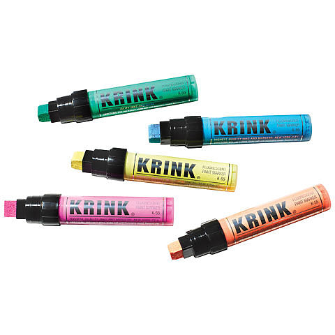 Krink K-55 Acrylic Paint Marker - Fluorescent Green
