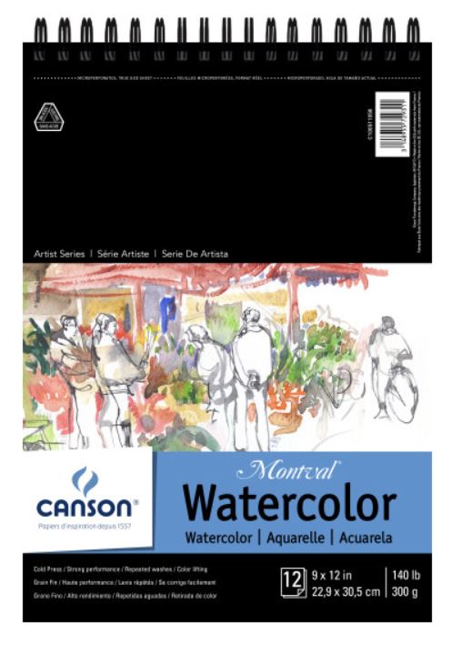 Canson Montval Watercolor Pads & Blocks