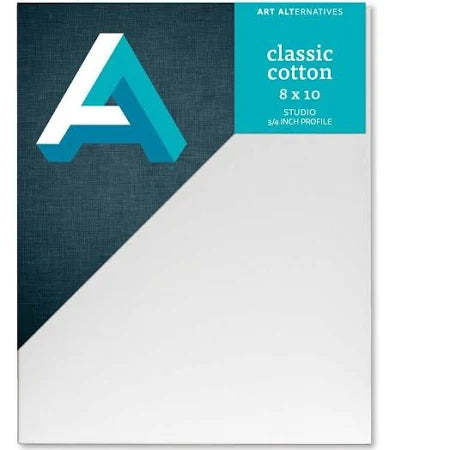 Art Alternatives Classic Cotton Studio Wrap Canvas 8x10