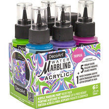 Load image into Gallery viewer, DecoArt Water Marbling Value Packs (4 &amp; 6 pack)
