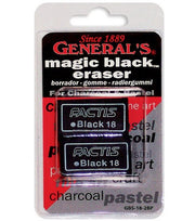 Magic Black Soft Eraser 2pk