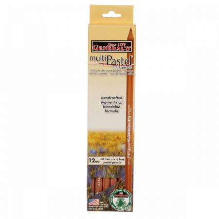 Multi-Pastel Chalk Pencil White