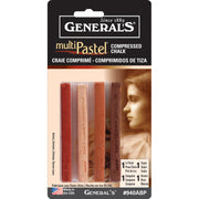 Compressed Crayon Earth Tone 4 stick