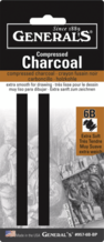 Compressed Charcoal 2pk 6B Soft