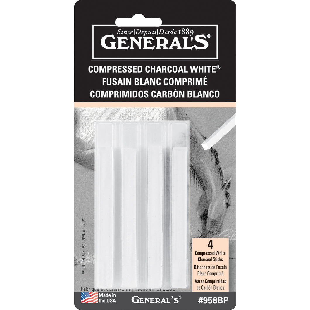 Compressed Charcoal White 4 pack
