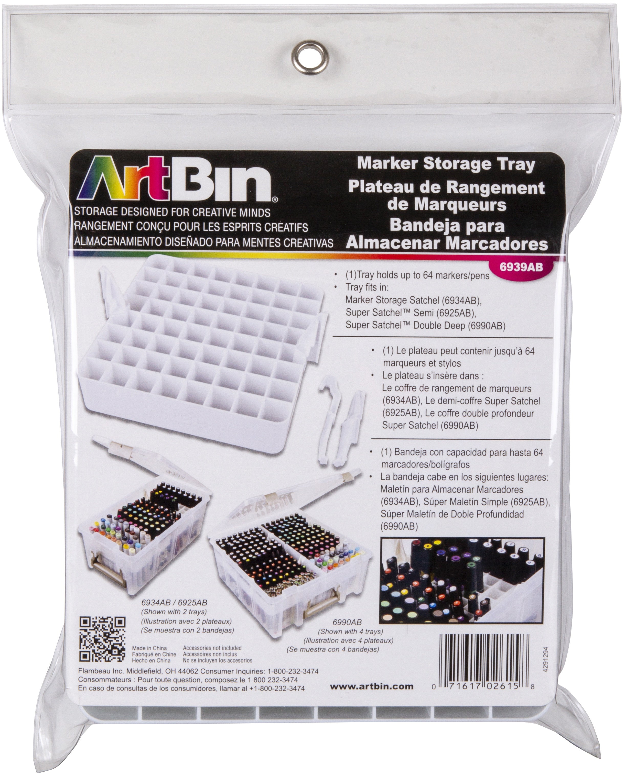 MARKER STORAGE TRAY