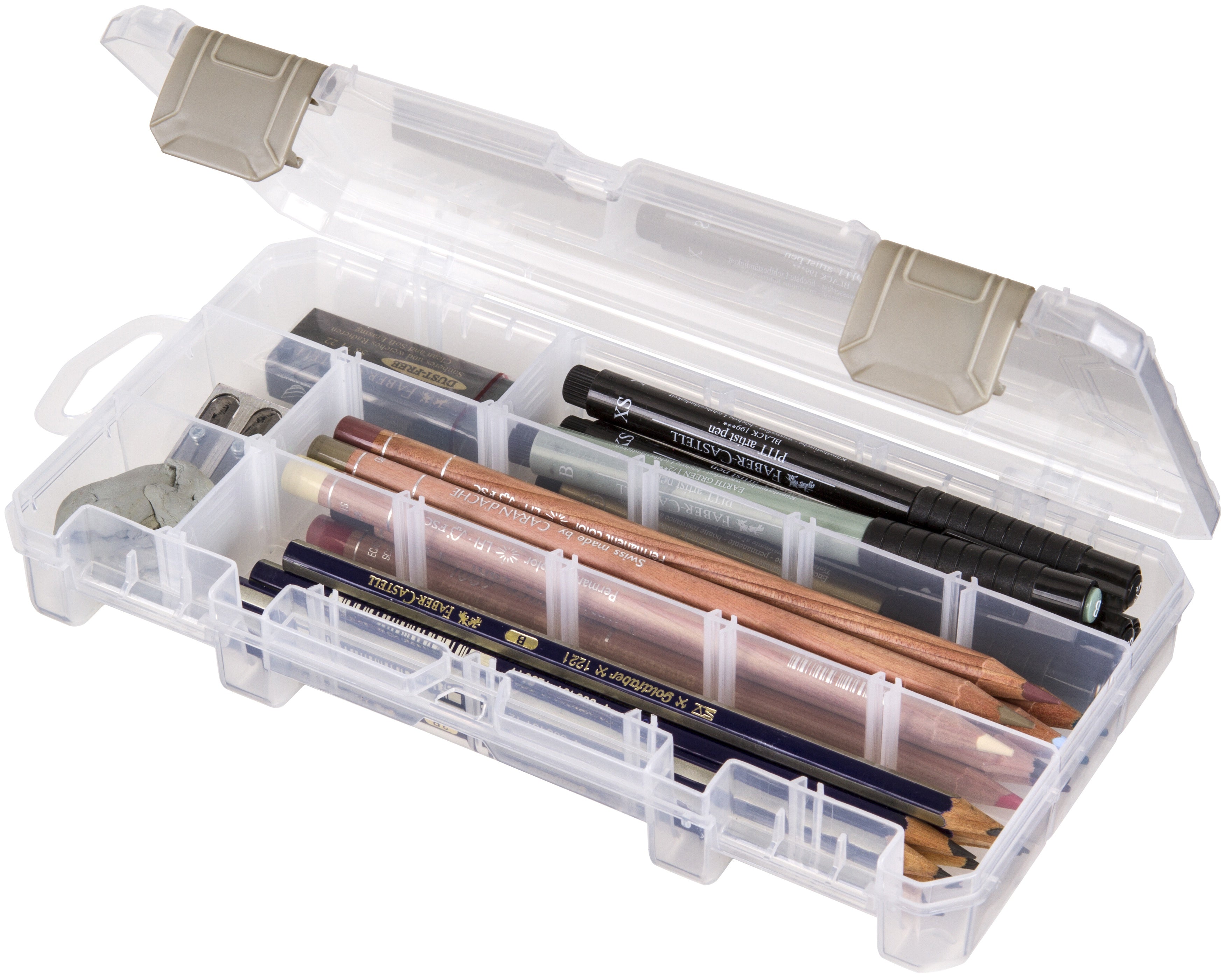 ArtBin Solutions Box 3-18 Compartments-9.125"X5"X1.375" Translucent