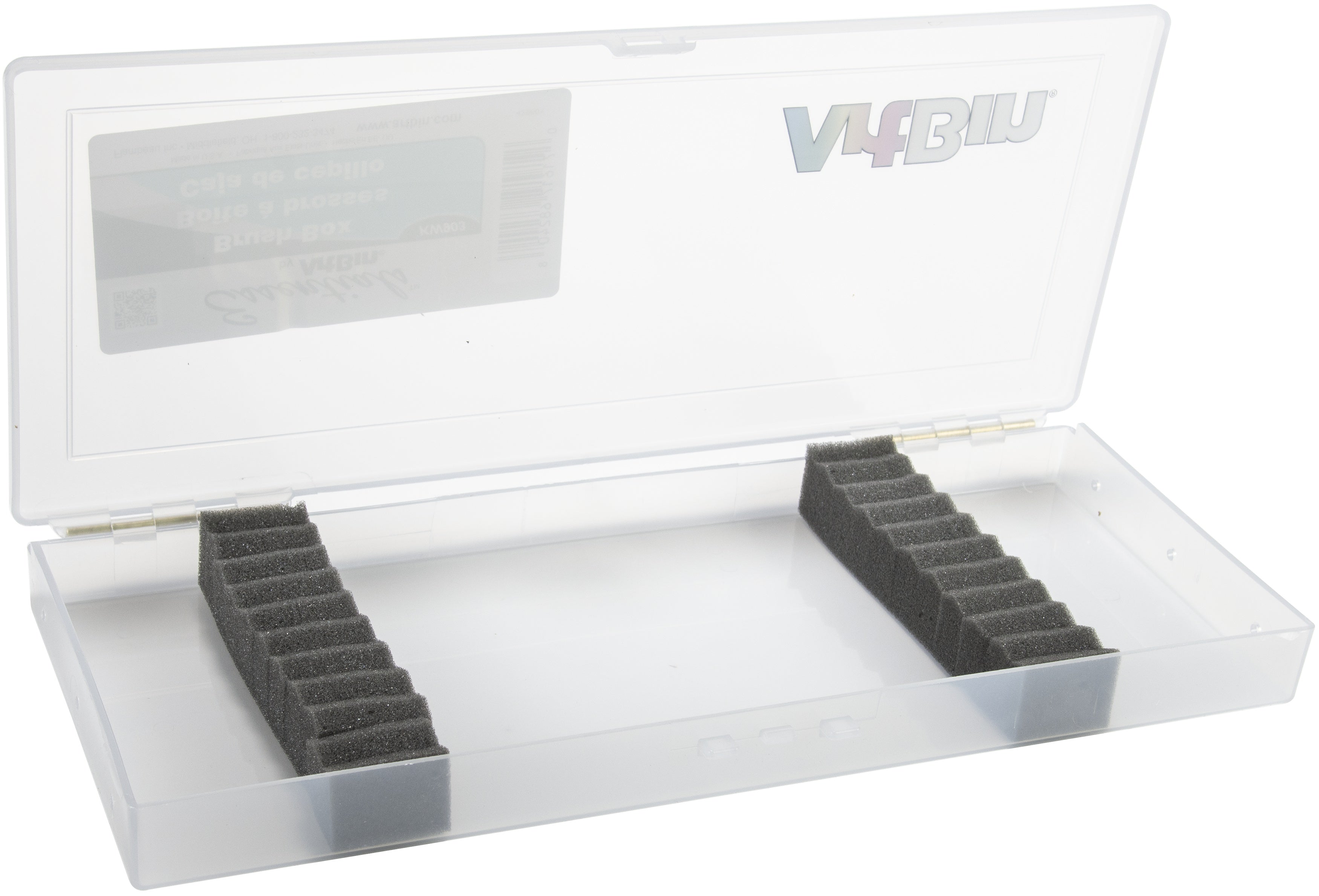 BRUSH BOX SMALL TRANS W/FOAM