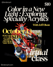 Virtual Workshop: Amsterdam Acrylics with Jeff Oct 13