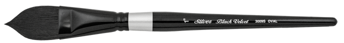 Silver Brush Black Velvet® Oval Wash