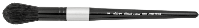 Silver Brush Black Velvet® Jumbo Round
