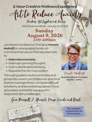 Art To Reduce Anxiety: August 9 (2:00-4:00)