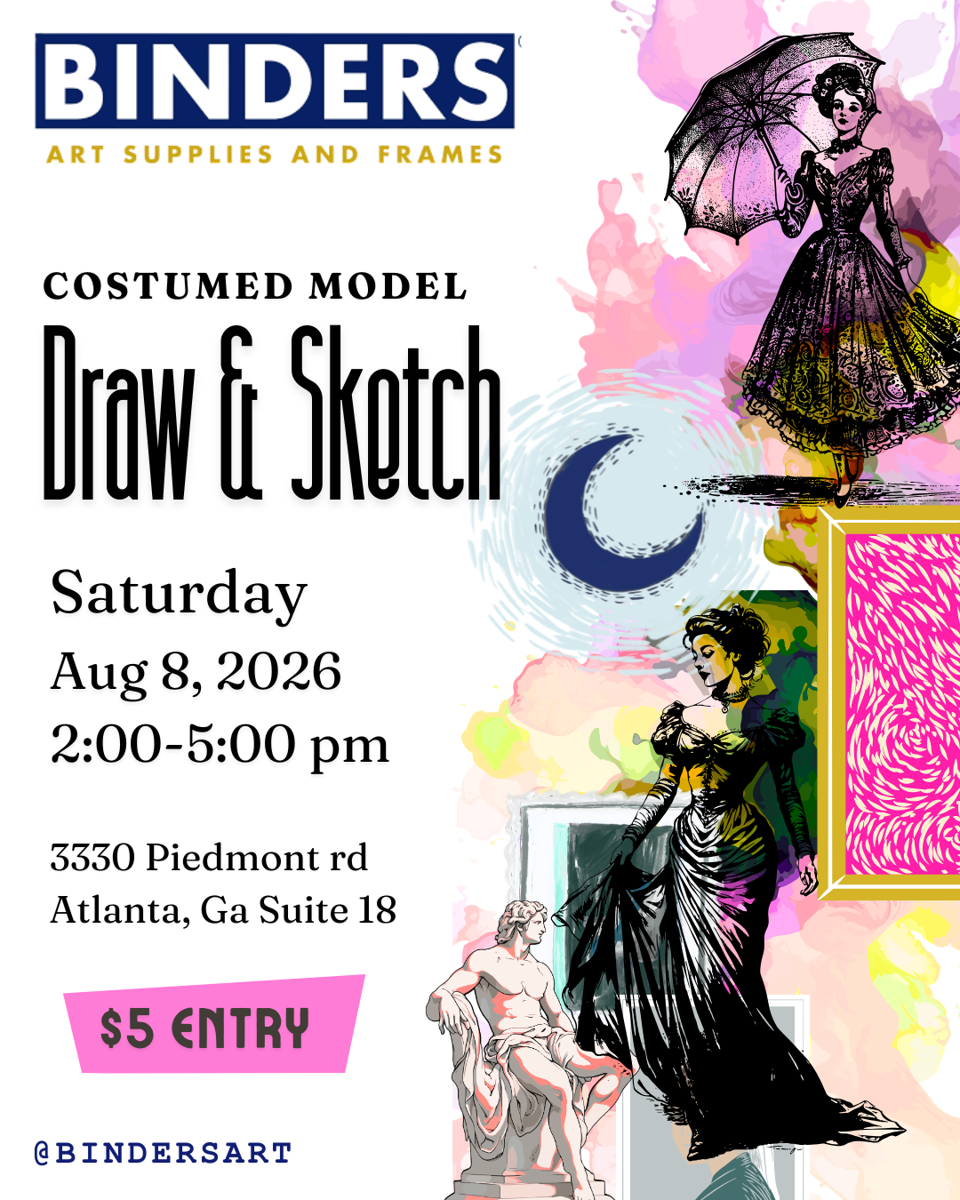 August 8th: Open Draw & Sketch