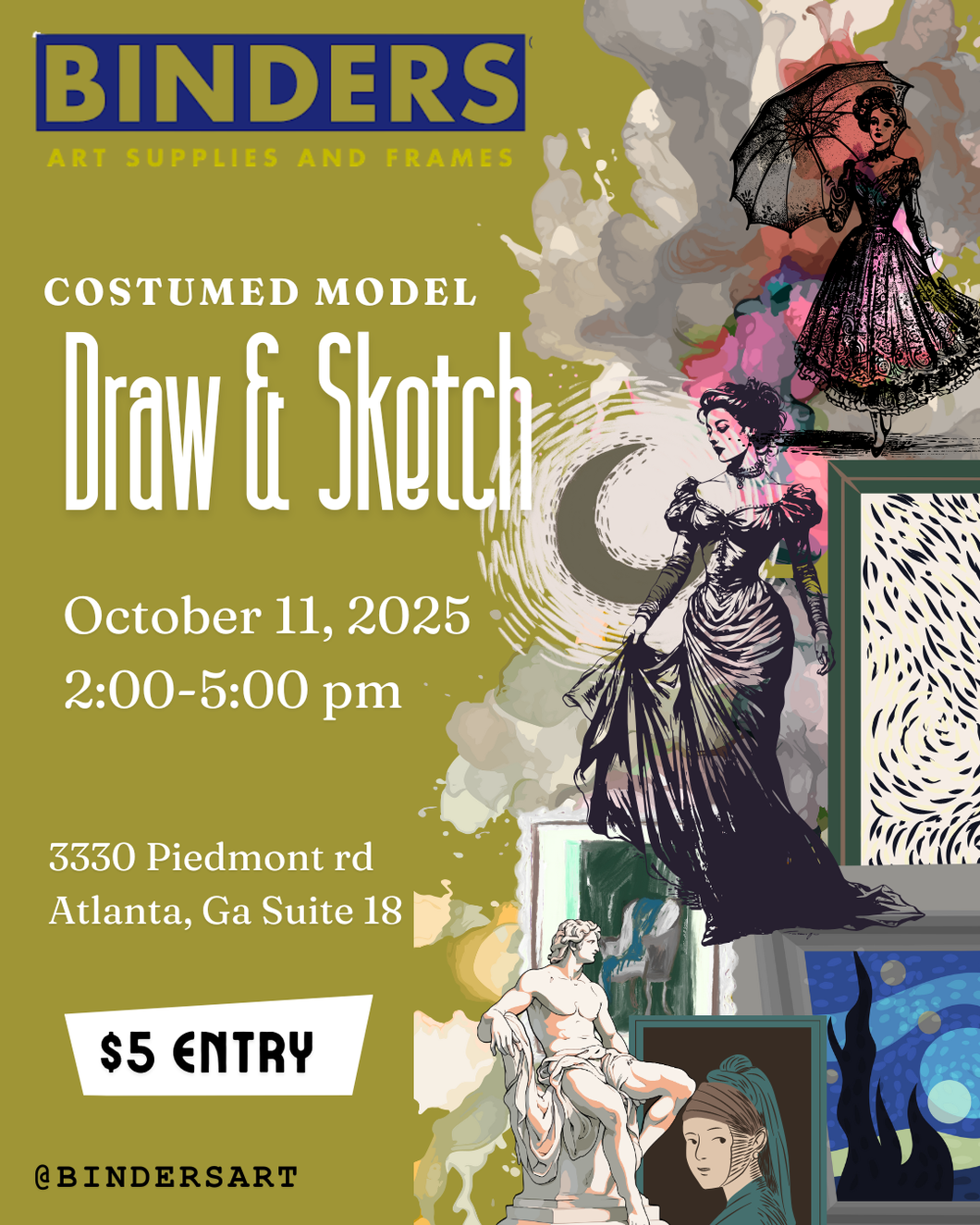 Monthly Open Draw & Sketch October 11th, 2025