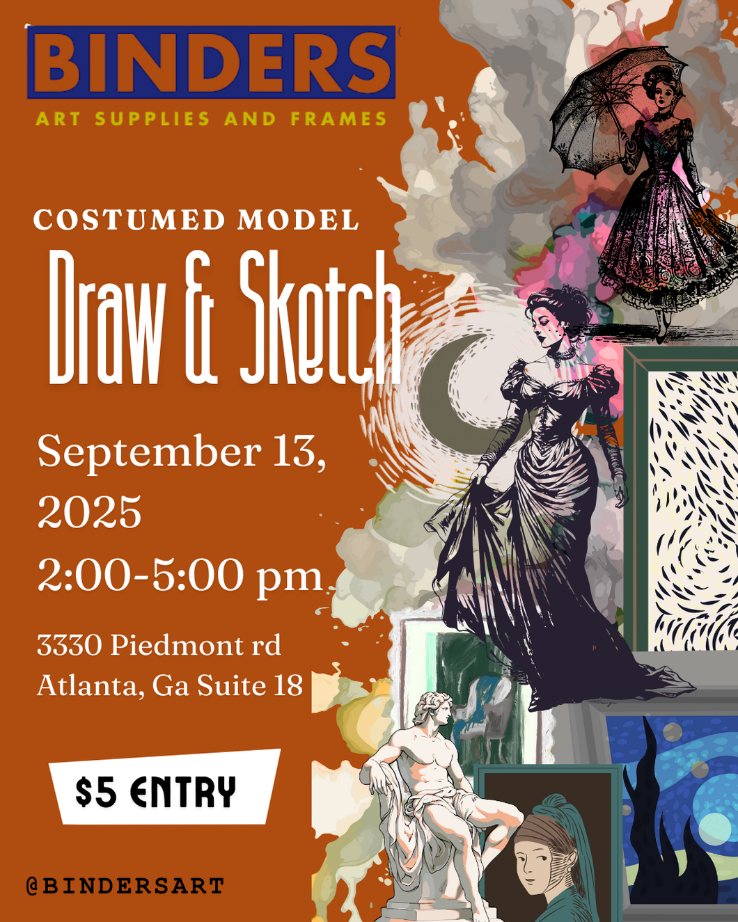 Monthly Open Draw & Sketch September 13, 2025