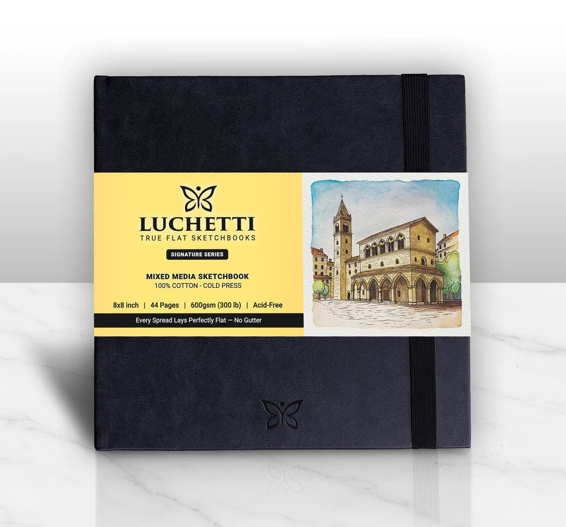 Luchetti True-Flat™ Sketchbook - 8" Square