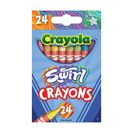 Crayola Swirl Crayon 24Set