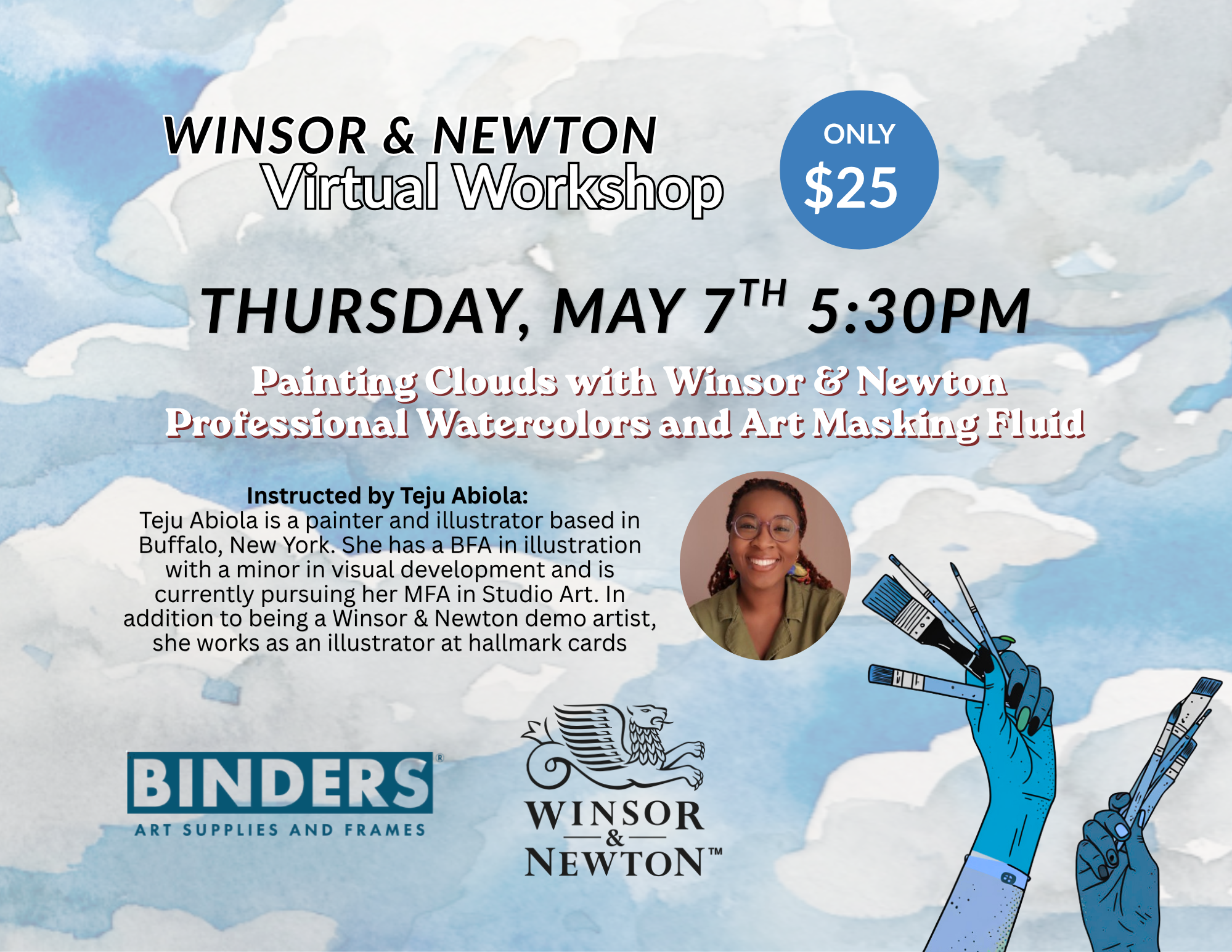 Supply Kit: Virtual Watercolor Workshop