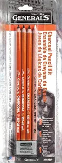 General Charcoal Pencil Kit 557BP