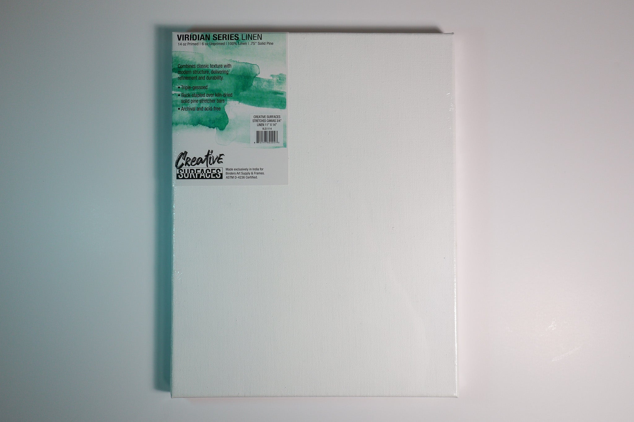 Creative Surfaces Viridian Linen Canvas