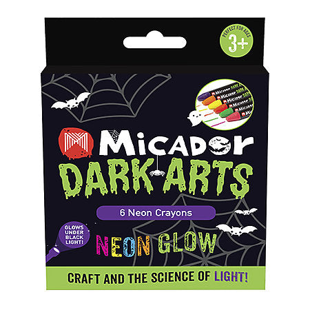 Neon Glow Crayons Pack