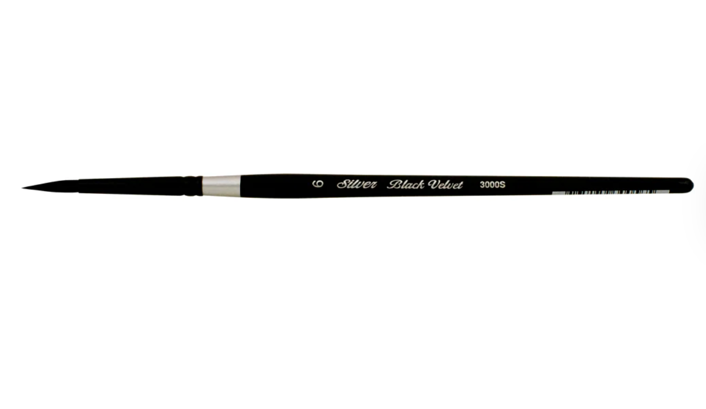 Silver Brush Black Velvet® Round Brush