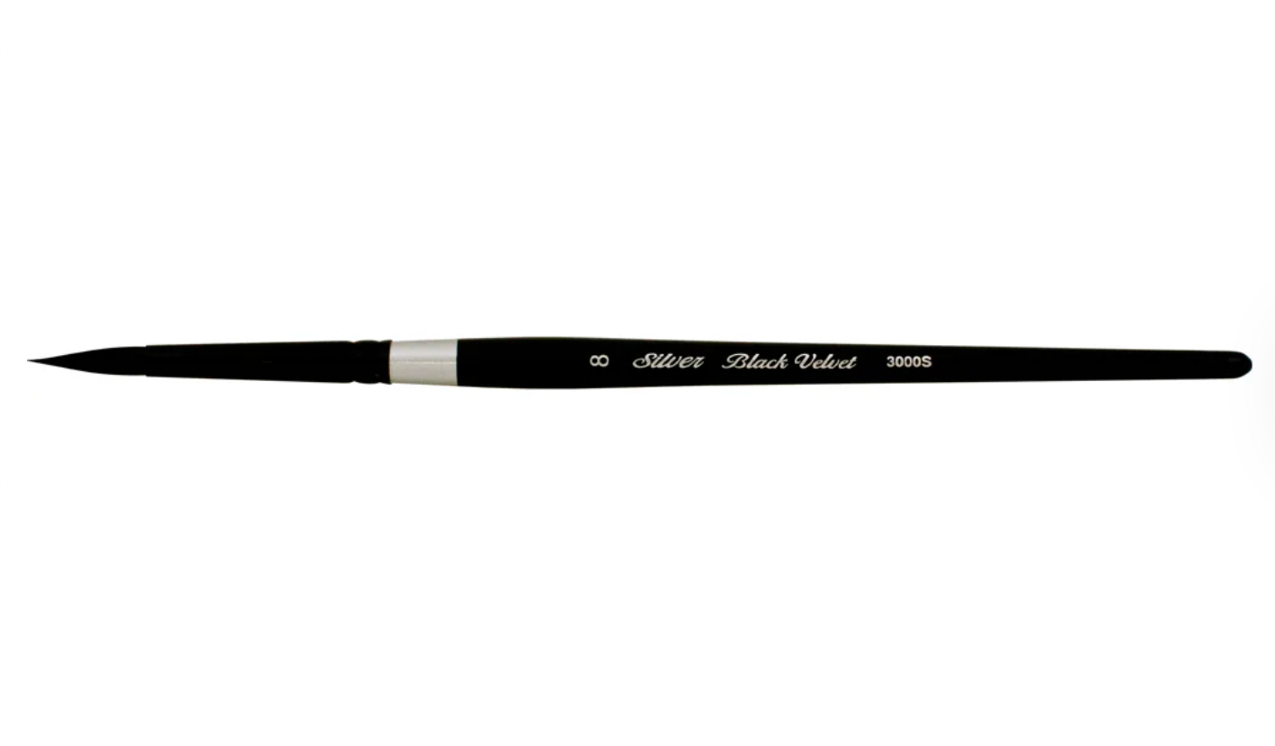Silver Brush Black Velvet® Round Brush