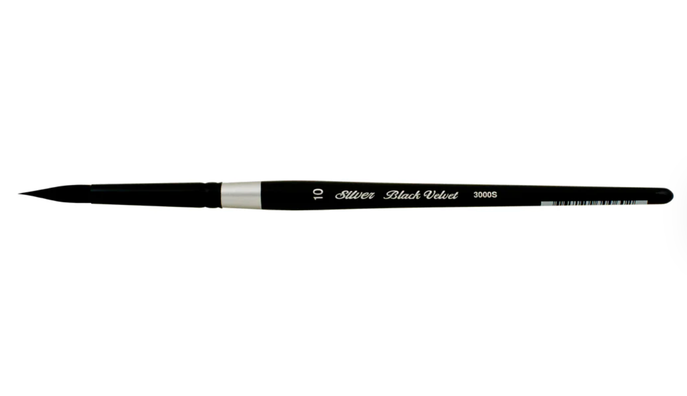 Silver Brush Black Velvet® Round Brush