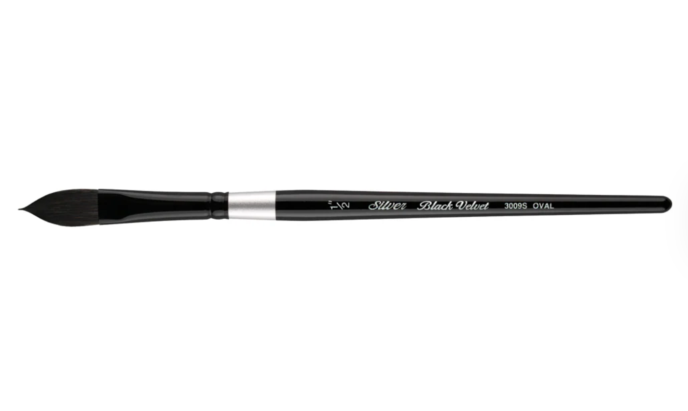 Silver Brush Black Velvet® Oval Wash