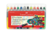 Gel Crayons 12-Color Set