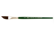 Silver Brush - Ruby Satin Short Handle Brushes - Dagger 2512S
