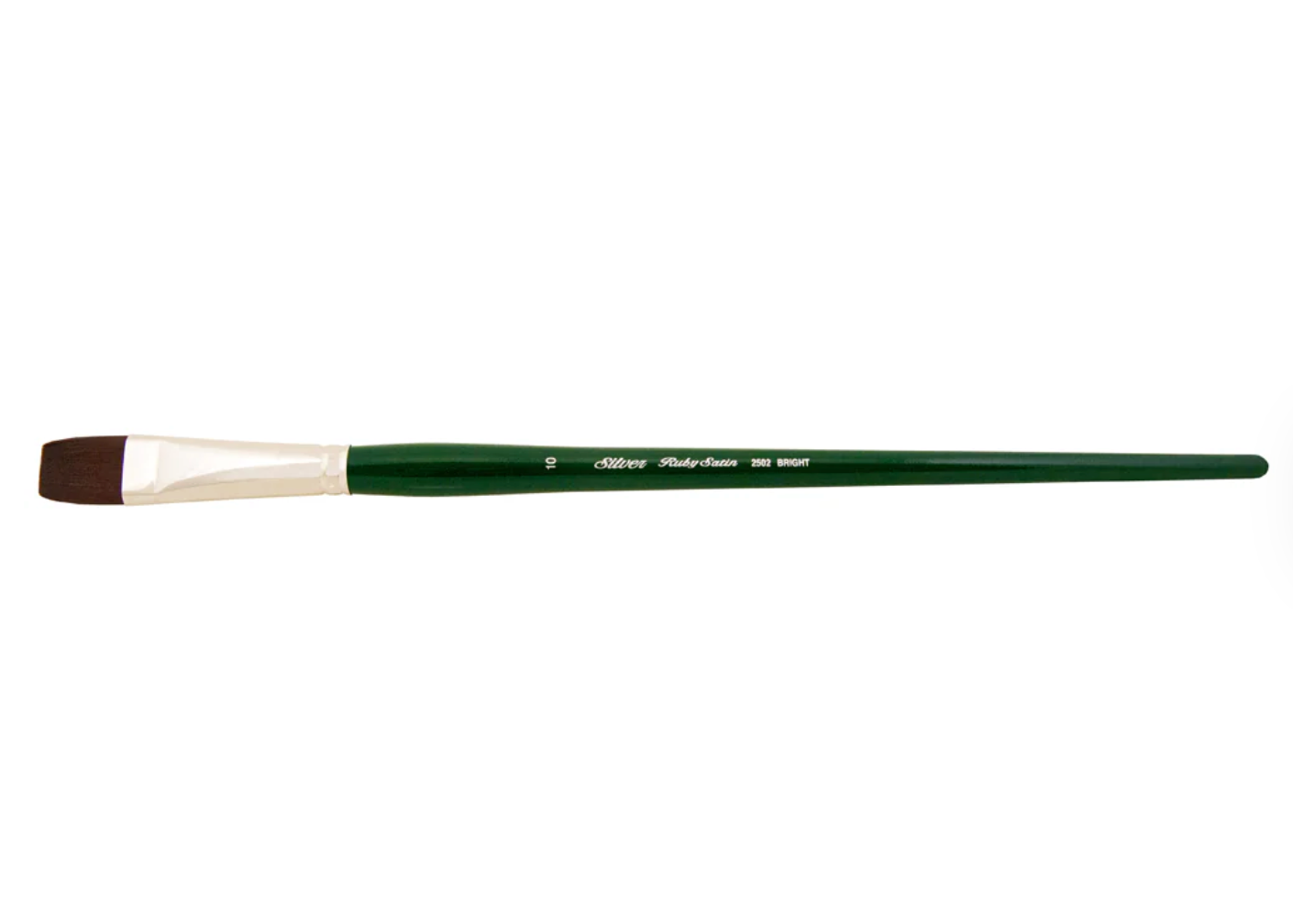 Silver Brush - Ruby Satin Long Handle Brushes - Bright 2502