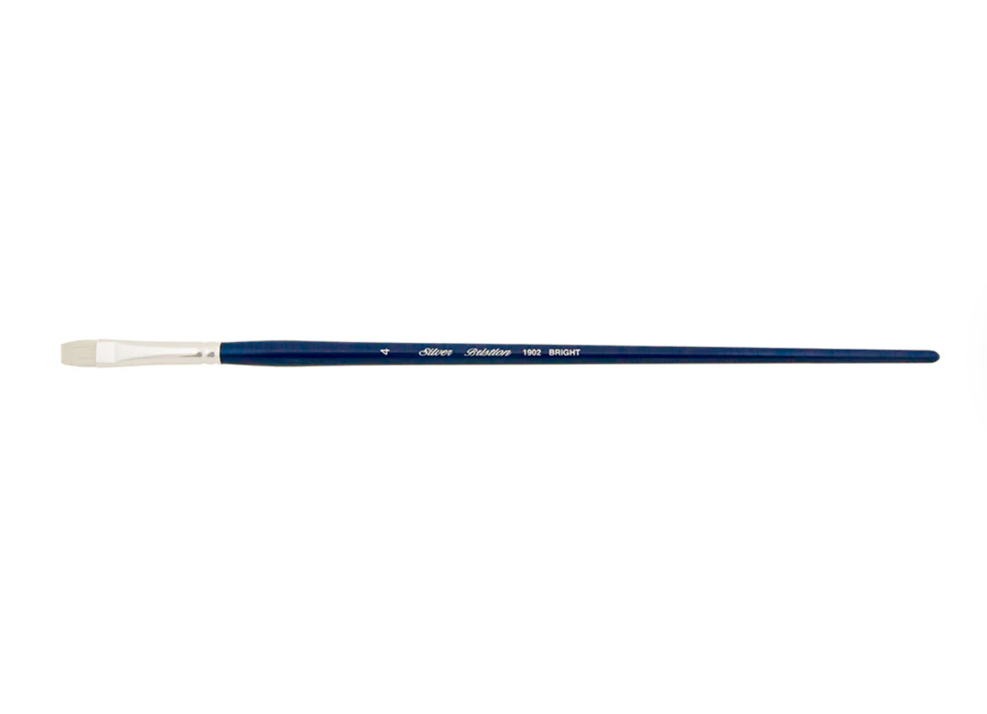Silver Brush - Bristlon Stiff Synthetic Long Handle Brushes - Bright 1902