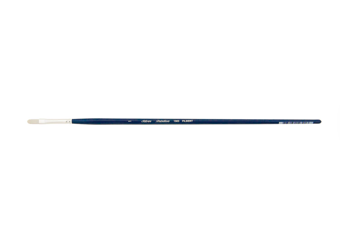 Silver Brush - Bristlon Stiff Synthetic Long Handle Brushes - Filbert 1903