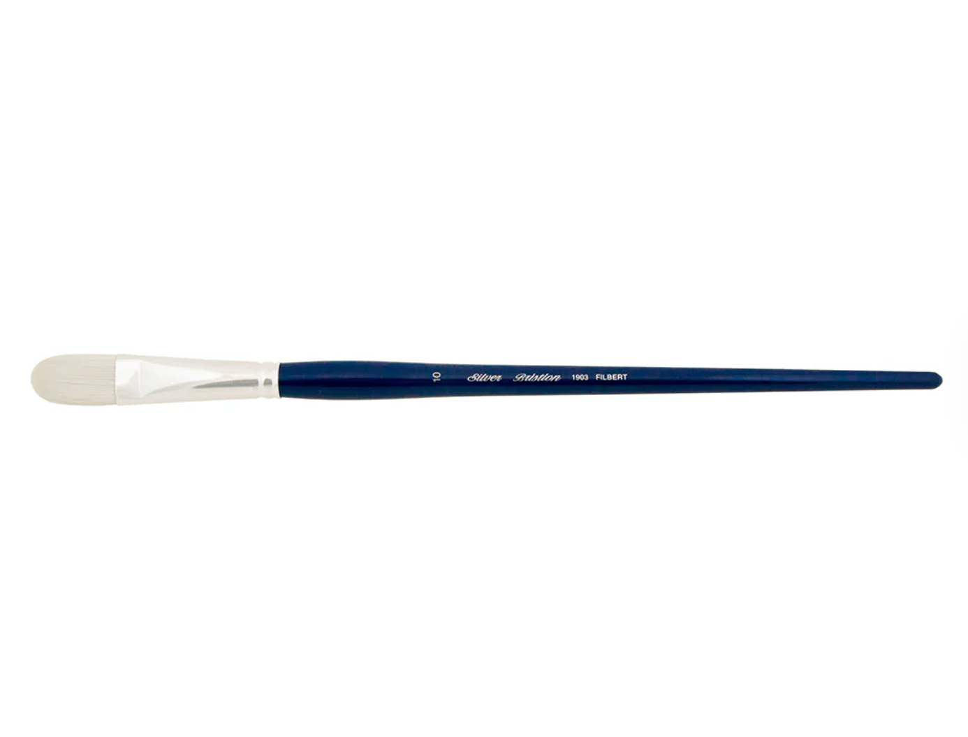Silver Brush - Bristlon Stiff Synthetic Long Handle Brushes - Filbert 1903