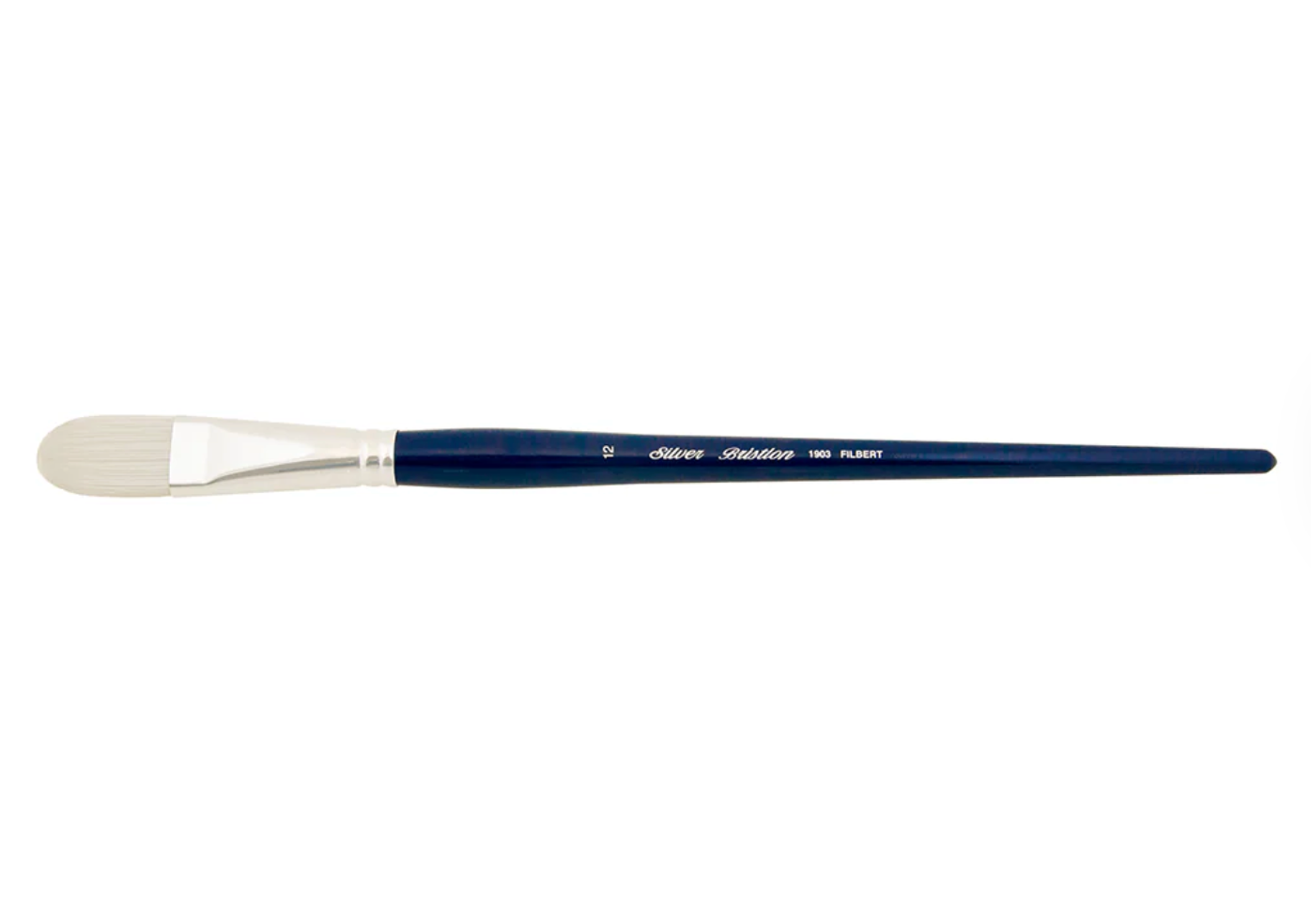 Silver Brush - Bristlon Stiff Synthetic Long Handle Brushes - Filbert 1903