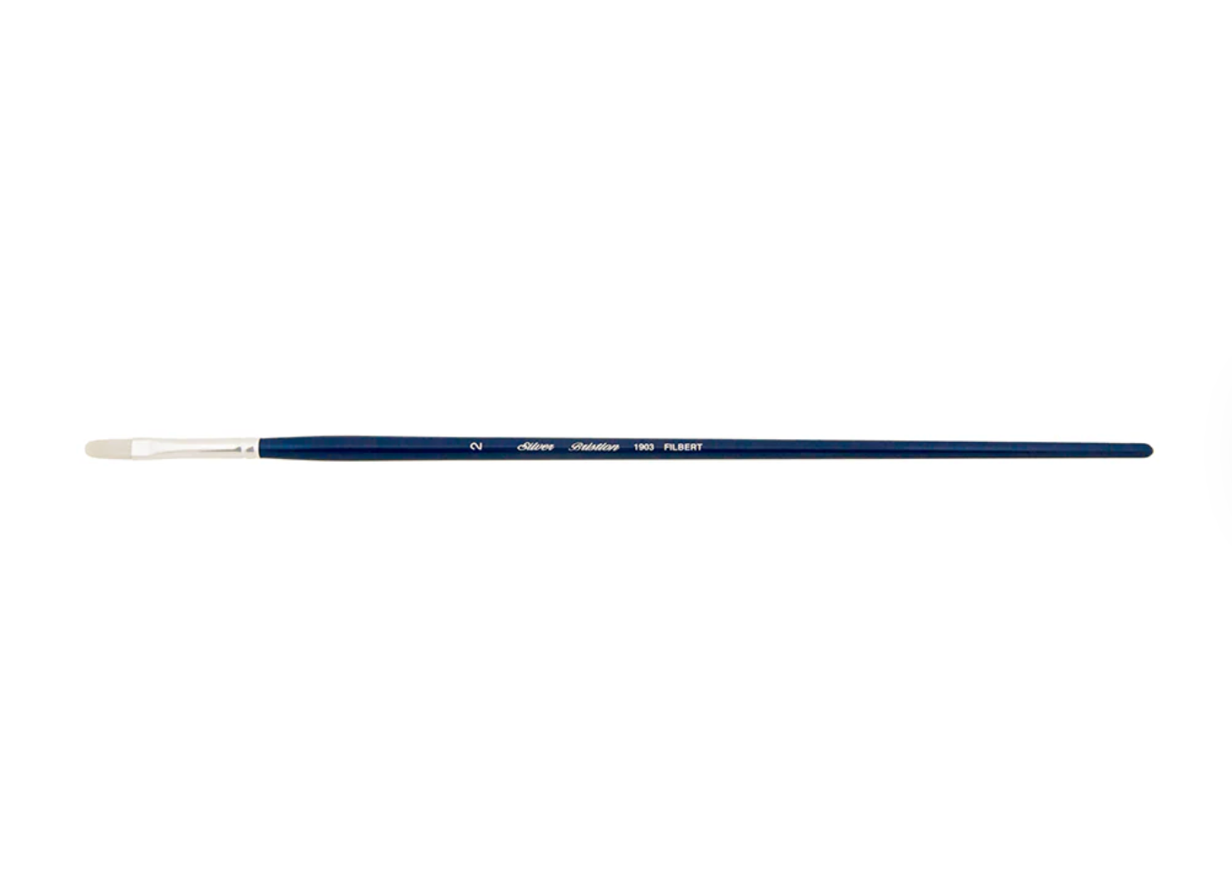 Silver Brush - Bristlon Stiff Synthetic Long Handle Brushes - Filbert 1903